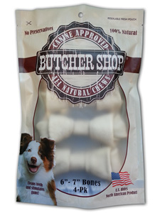 Butcher Shop 6 - 7 in Rawhide Bones 4pk