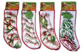 Large Rawhide Christmas Stocking Assortment