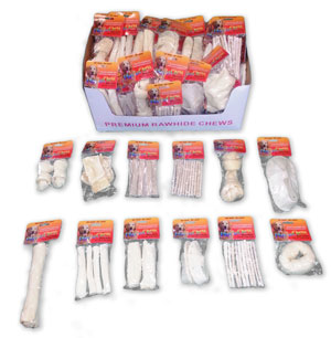 66 pack Rawhide Treats Assortment